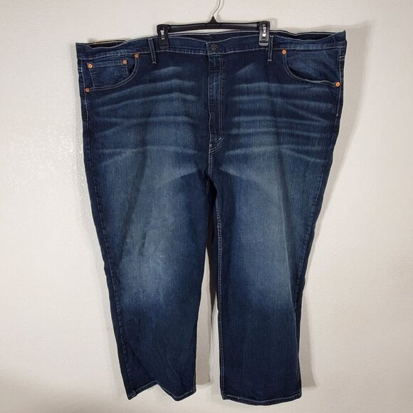 Levis 559 Mens Jeans Dark Wash Stretch Denim W58 L29 actual size - Picture 6 of 13